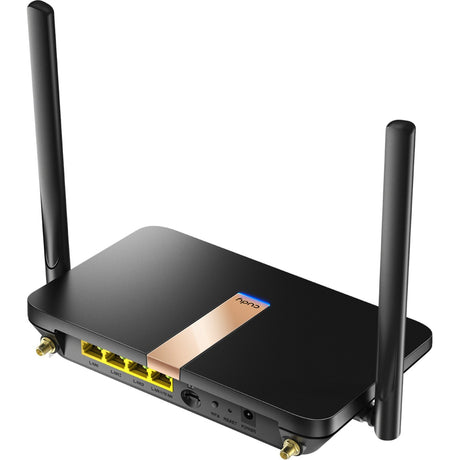 Router siatkowy Cudy AC1200 Wi-Fi Mesh 4G LTE Cat4 (czarny, siatkowy, aplikacja, gniazdo Nano SIM)