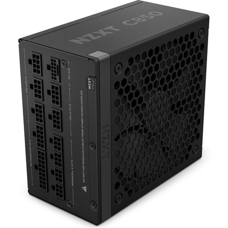 Modułowy zasilacz Nzxt c850 atx 3.1 o mocy 850 W (czarny, 1x 12v-2x6, 3x pcie)