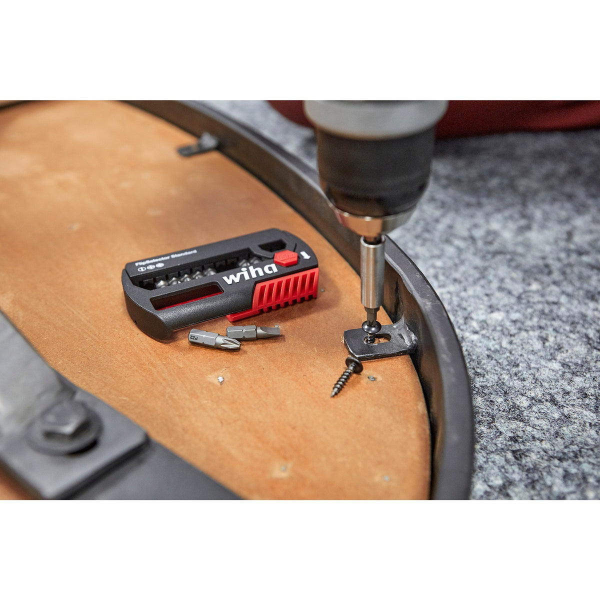 Zestaw bitów Wiha Flip Selector standard 25 mm (czarny czerwony, Torx® 13-częściowy 1 4 c6.3 z zaczepem na pasek)