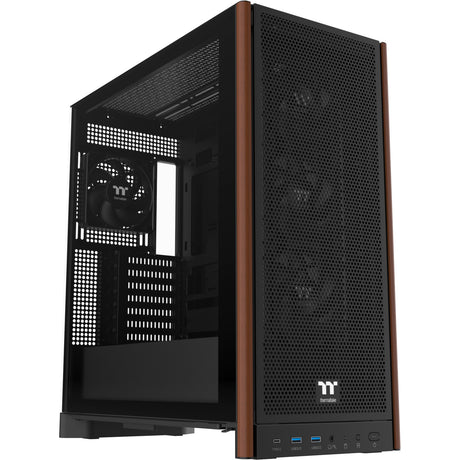 Obudowa Thermaltake S370 WS MIDI Tower (czarna | 2x USB-A | 1x USB-C | szkło hartowane)