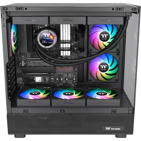 Wentylator chłodzący do komputera PC Thermaltake CT120 EX Reverse ARGB Sync (zestaw 3 wentylatorów) Wentylatory do obudowy (czarny, 3 sztuki, 120 x 120 x 25 mm, PWM)