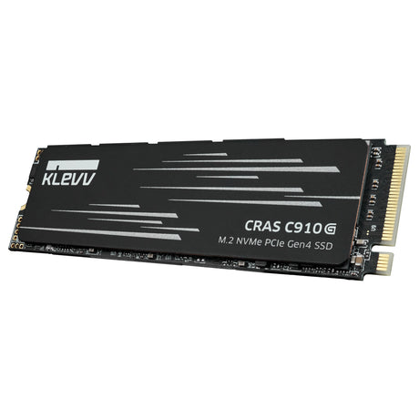 Klevv cras c910g 2 tb ssd (czarny, k02tbm2sp0-10g, pcie gen 4.0 x4, nvme 2.0)