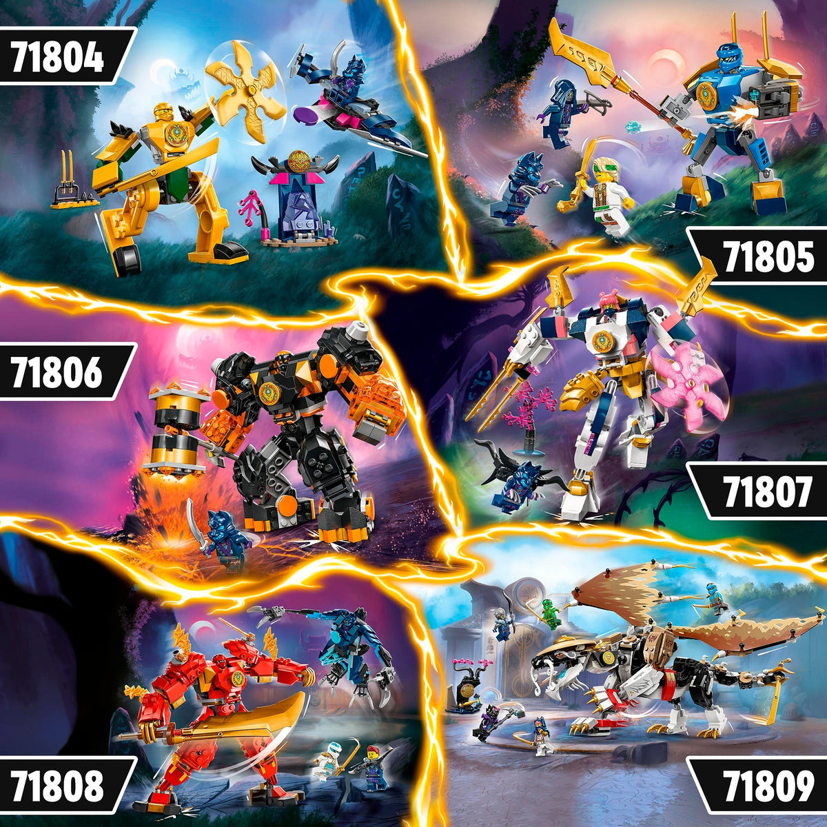 Lego Ninjago — zabawka konstrukcyjna Mecha Elemental Tech Sory (71807)