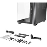 Bądź cicho! podstawa świetlna 600 dx obudowa midi tower (czarna | 2x USB-A | 1x USB-C | RGB | okienko)