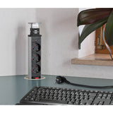 Brennerstuhl tower power socket 3-fach 2m h05vv-f 3g1.5