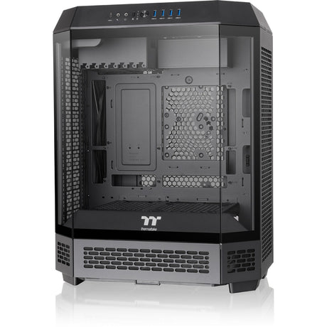 Thermaltake the tower 600 obudowa midi tower (czarna | 4x USB-A | 1x USB-C | szkło hartowane)