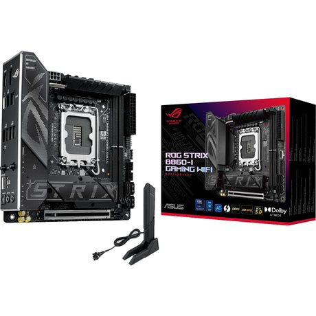 Płyta główna Asus ROG Strix B860-I Gaming WiFi Socket 1851 (RAID, 2,5 GB-LAN, WiFi 7, BT, dźwięk, Mini-ITX)