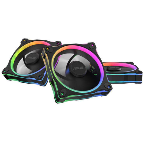 Wentylator Asus Prime mr120 argb - potrójne opakowanie wentylatorów (czarny, 3 sztuki, 120 x 120 x 28 mm, 3 sztuki)