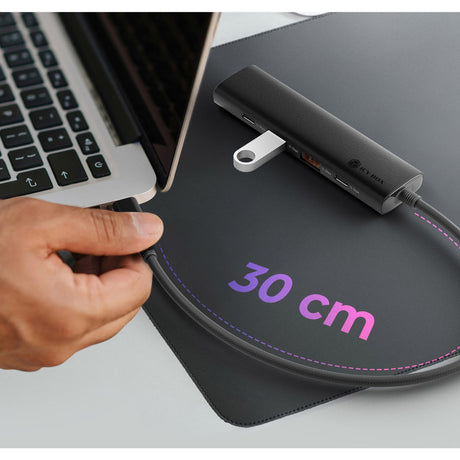 Hub USB Icy Box ib-hub1437-cpd (czarny)