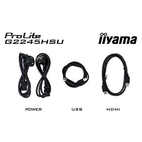 Monitor do gier Iiyama G-Master Black Hawk G2245HSU-B2 22 (czarny, HDMI, Display Port, 2x USB-A, USB-B)