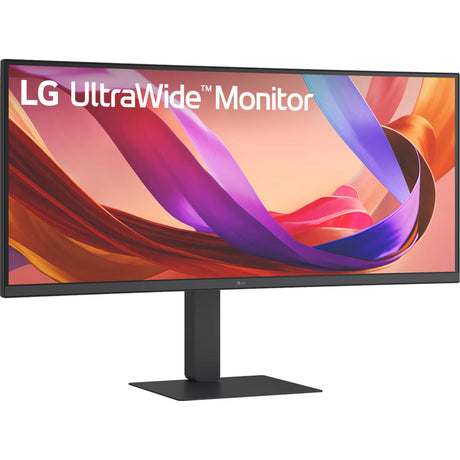 Lg ultrawide 34u650a-b 34 curved monitor (zwart, 1x displayport, 2x hdmi, 1x usb-c, 3x usb-a, 1x rj-45)