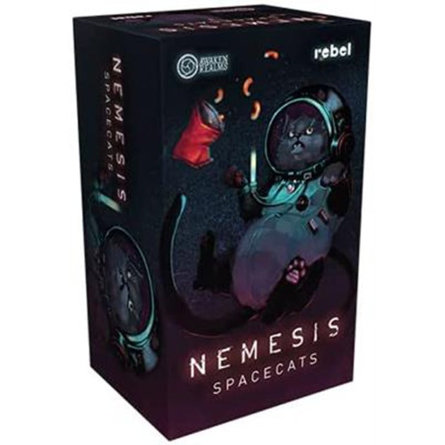 Asmodee nemesis: gra planszowa Space Cats (angielski, dodatek, 1–5 graczy, 35–175 minut, od 14 lat)