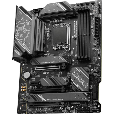 Płyta główna MSI Z790 Gaming Plus Wi-Fi Socket 1700 (szary czarny, RAID, 2,5 GB-LAN, Wi-Fi 6e, BT, dźwięk, ATX)