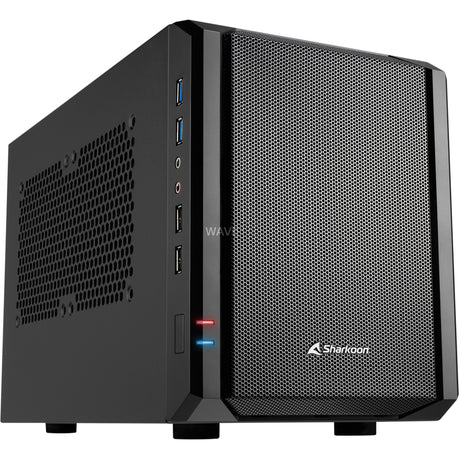 Obudowa Sharkoon qb one mini tower (czarna | 4x usb-a)