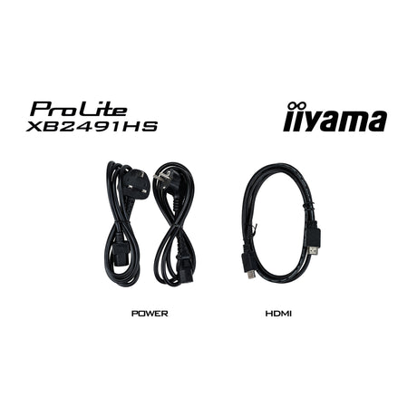 Monitor Iiyama prolite xb2491hs-b1 23.8 (czarny, 120 hz, hdmi, displayport, audio)