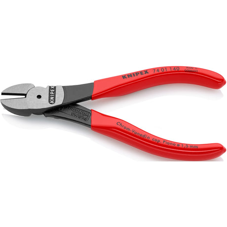 Knipex 74 01 140 szczypce tnące boczne polerowane tworzywo sztuczne 140mm