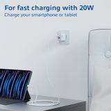 Ładowarka USB akt ac2122 biała