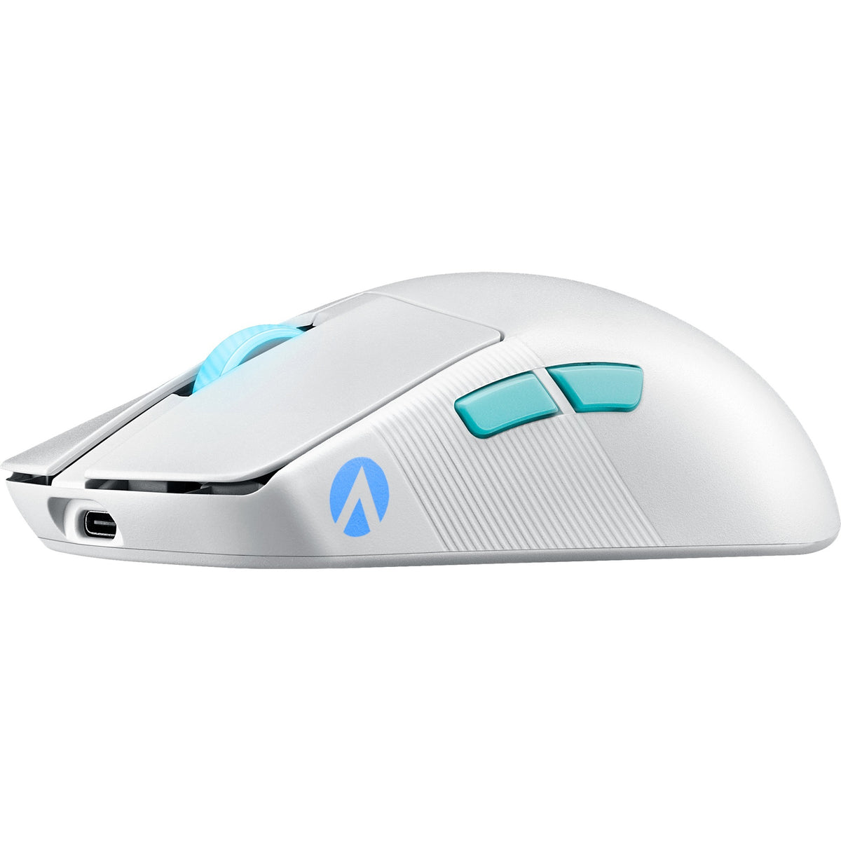 Mysz do gier Asus rog harpe ace aim lab Edition (biała, 100–36 000 dpi, USB 2.0, 2,4 GHz, Bluetooth, diody LED RGB)