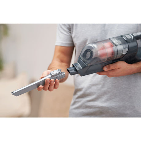 Odkurzacz 2 w 1 Black+decker bhfea18d1-qw 18v 2.0ah z wymiennym akumulatorem (w zestawie akumulator 18v 2.0ah i ładowarka)