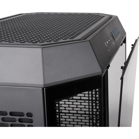 Thermaltake the tower 600 obudowa midi tower (czarna | 4x USB-A | 1x USB-C | szkło hartowane)