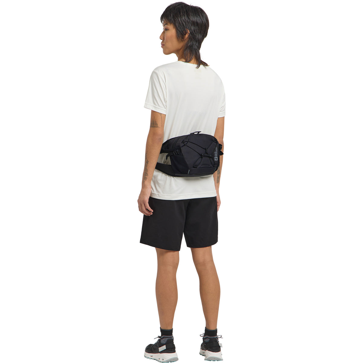 Jack wolfskin velocity hip bag (black, 4 liters)