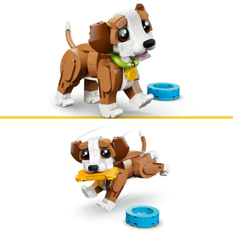 Lego® Creator 3 w 1 urocze zwierzęta: zabawny szczeniak - zestaw zwierząt - zamień w wiewiórkę lub kaczkę - 31382