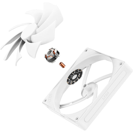 Wentylator obudowy Nzxt f140q (biały, 140 x 140 x 25 mm, pwm)