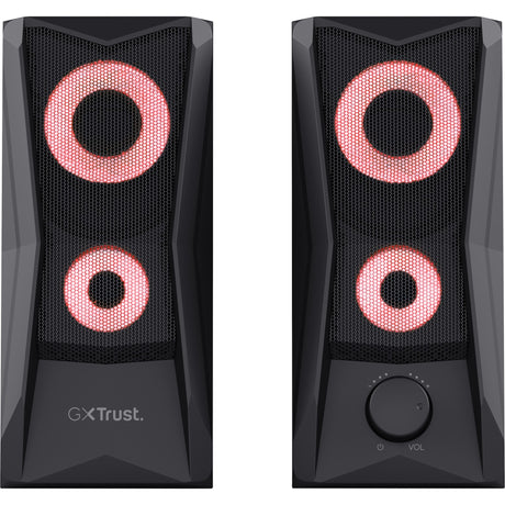 Zestaw głośników Trust GXT 606 JAVV RGB z podświetleniem 2.0 Głośnik do komputera (czarny)