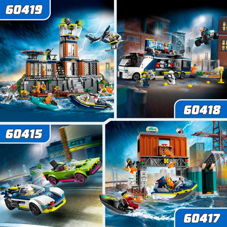Lego radiowóz i szybki pościg samochodowy - 60415