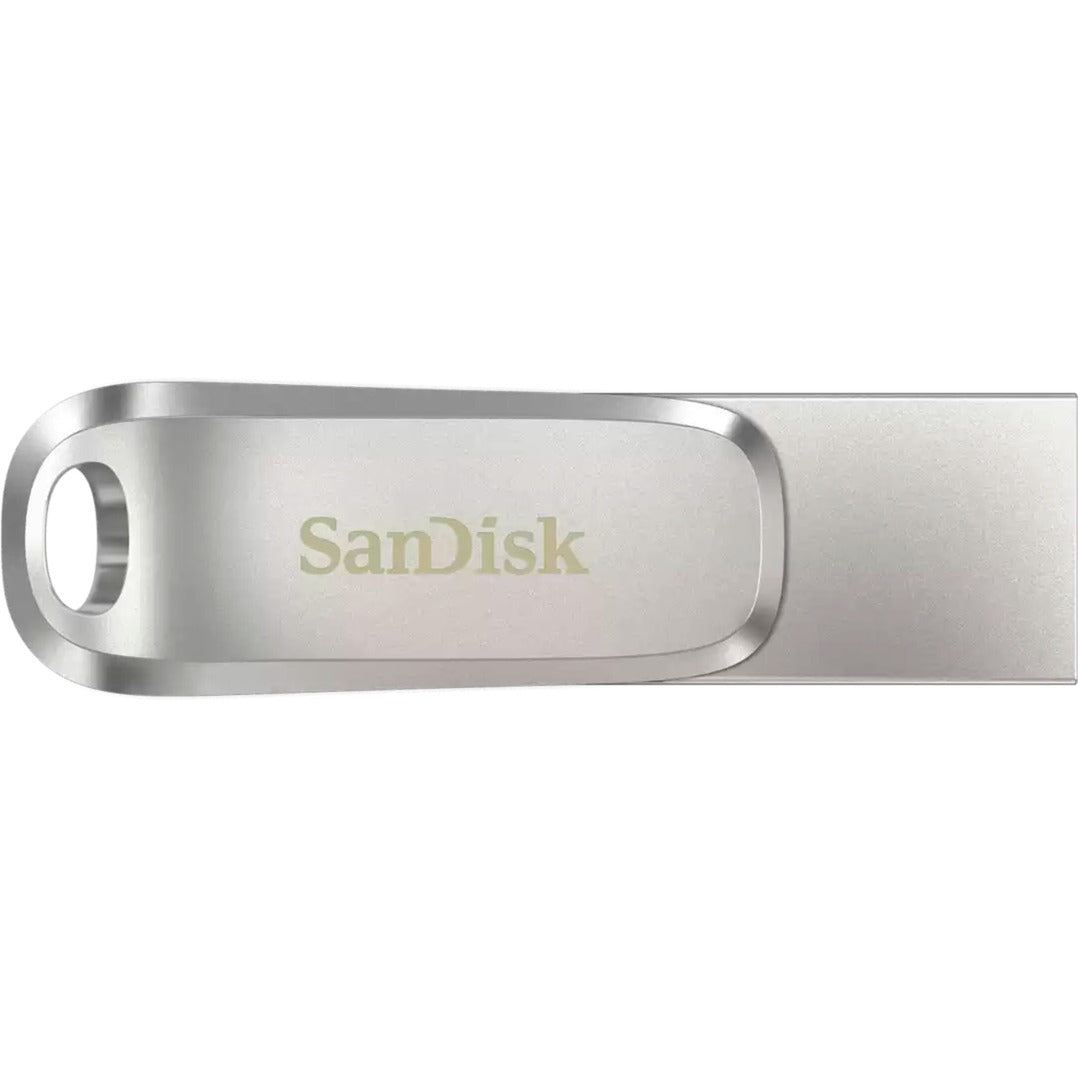 Luksusowa pamięć USB Sandisk Ultra Dual Drive 128 GB (srebrna, USB-A 3.2 gen. 1, USB-C 3.2 gen. 1)