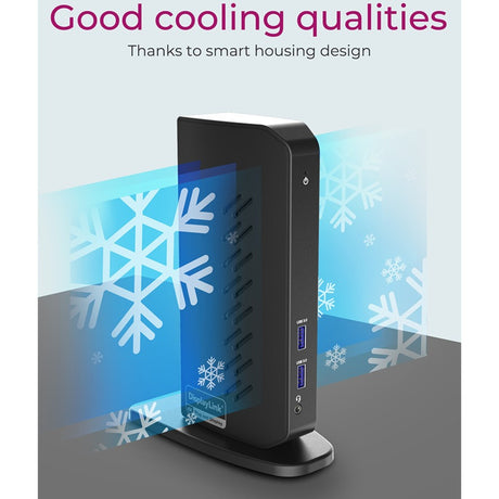 Stacja dokująca Icy box ib-dk2252ac (czarna, USB-A, HDMI, Display Port)
