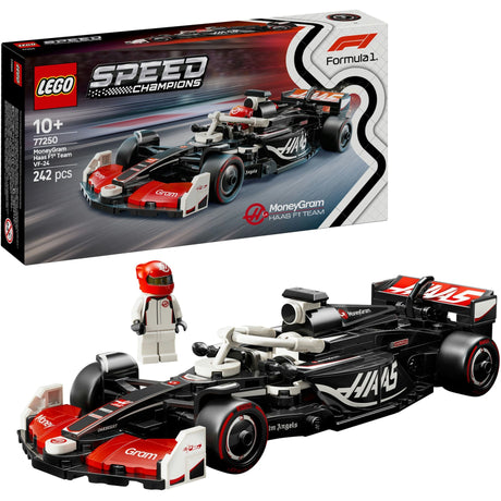Zestaw klocków LEGO Speed Champions Moneygram Hare F1 Team VF-24 - 77250