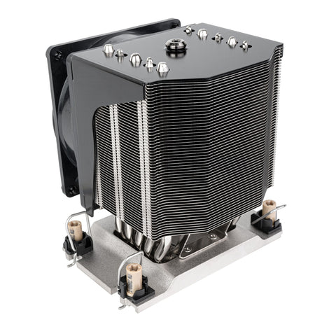 Chłodnica procesora Silverstone SST-XE04-4677VB (czarna, 4-pinowe złącze wentylatora PWM)