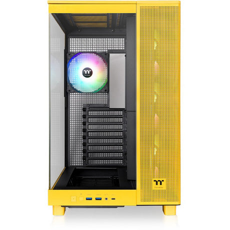 Obudowa Thermaltake View 380 XL TG ARGB Bumblebee Midi Tower (ciemnożółty | 2x USB-A | 1x USB-C | RGB | okienko)