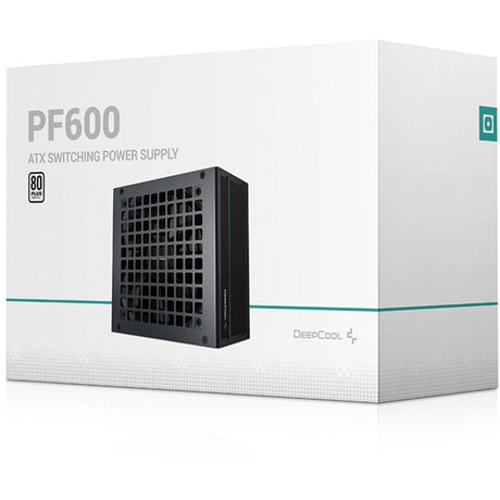 Zasilacz Deepcool pf600 600 W (czarny, 4x pcie)