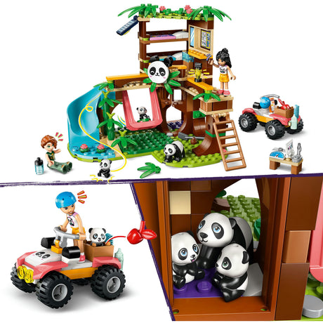Lego® Friends schronienie dla pandy, zestaw do budowania, zabawka - 42648