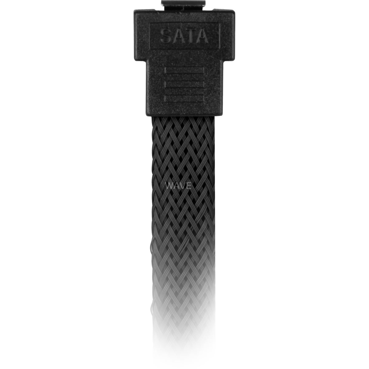 Kabel Sharkoon sata iii z rękawem 90° (czarny, 0,6 m)
