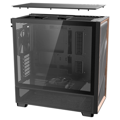 Obudowa Antec Flux Midi Tower (czarna | 2x USB-A | 1x USB-C | szkło hartowane)