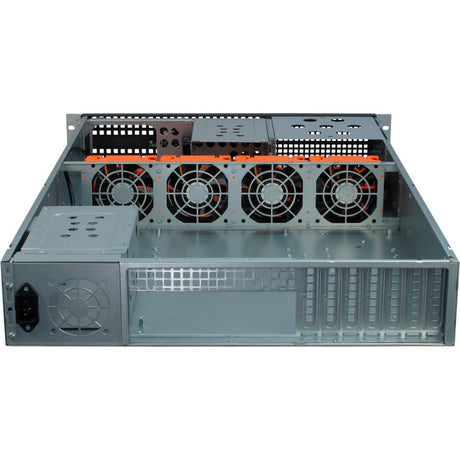 Obudowa rack Inter-tech 2u-2129-n (czarna | 2x USB-A)