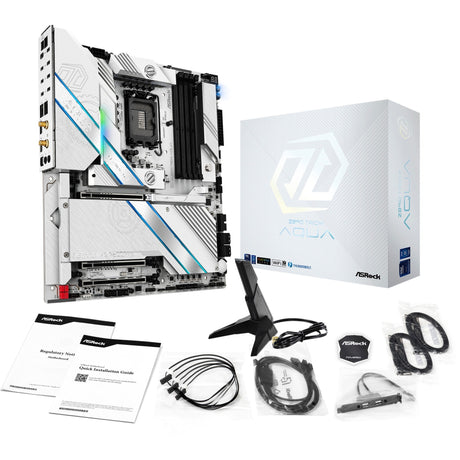Płyta główna Asrock Z890 Taichi Aqua Socket 1851 (czarna, RAID, 10 GB-LAN, 5 GB-LAN, Wi-Fi 7, BT, dźwięk, E-ATX)