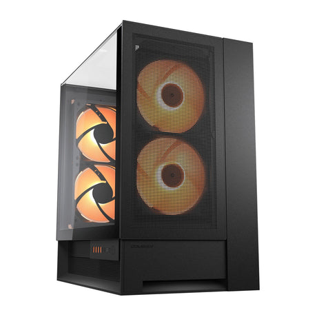 Obudowa Cougar omnyx midi tower (czarna | 4x USB-A | 2x USB-C | szkło hartowane)