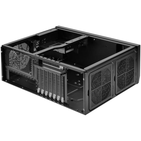 Obudowa Silverstone SST-GD09B-C HTPC (czarna | 1x USB-A | 1x USB-C)