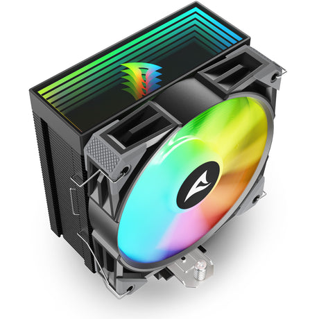 Chłodnica procesora Sharkoon a40 rgb (czarna, 4-pinowe złącze wentylatora pwm)