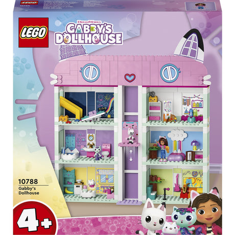 Lego Domek dla lalek Gabby Domek dla lalek Gabby Zabawki z 4 minifigurkami i akcesoriami dla dzieci 4+ - 10788