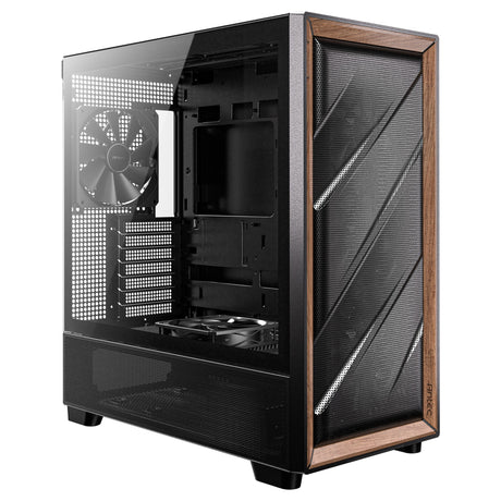 Obudowa Antec Flux Midi Tower (czarna | 2x USB-A | 1x USB-C | szkło hartowane)