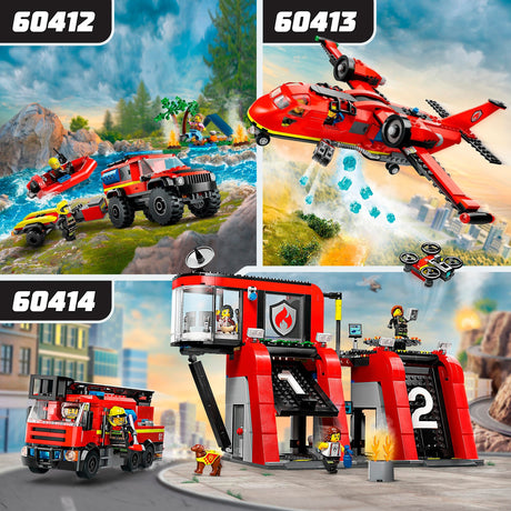 Lego City Remiza strażacka i wóz strażacki - 60414