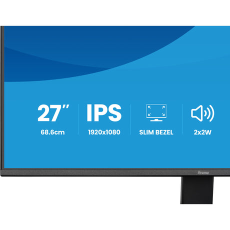 Monitor Iiyama prolite x2791hs-b1 27 (czarny (matowy), 120 Hz, HDMI, Display Port, audio)