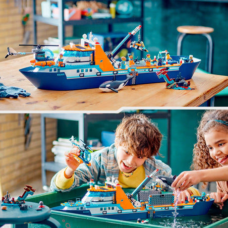 Lego City - zabawka konstrukcyjna statku polarnego (60368)