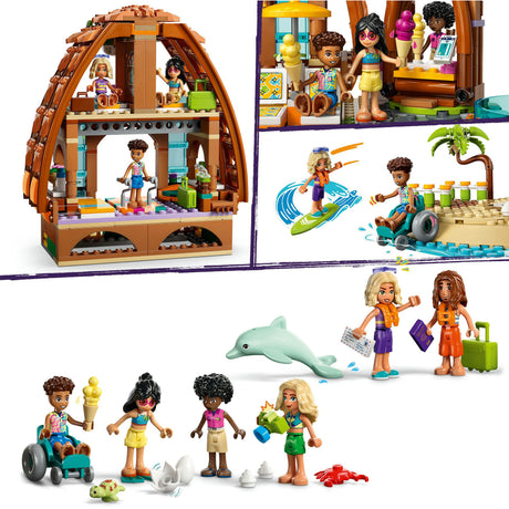 Zestaw Lego® Friends Ośrodek na plaży, zestaw konstrukcyjny - 42673