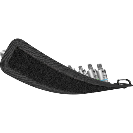 Wera pas b 3 zestaw nasadek torx® hf zyklop bitów klucz nasadowy torx (czarny srebrny, z funkcją przytrzymywania, napęd 3 8, 9-częściowy)